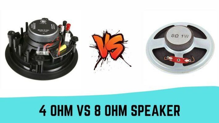 speaker 8 ohm vs 4 ohm