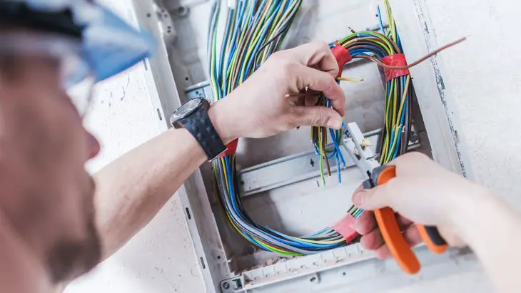 Tucking the Wires between Carpet and Baseboard