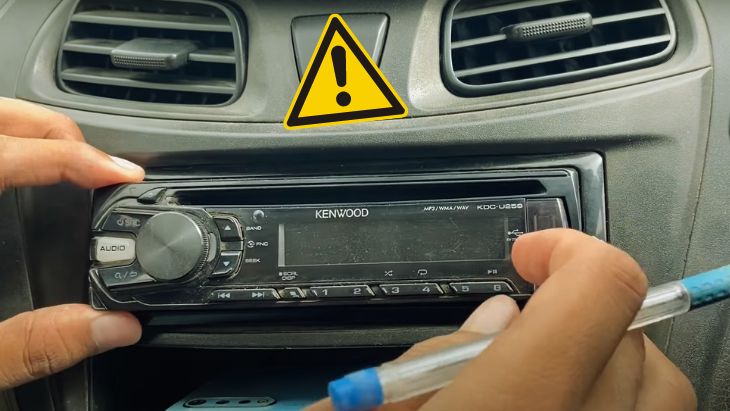 kenwood car stereo volume problem