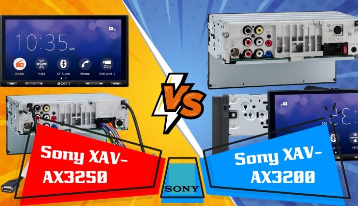 Sony XAV-AX3250 vs XAV-AX3200